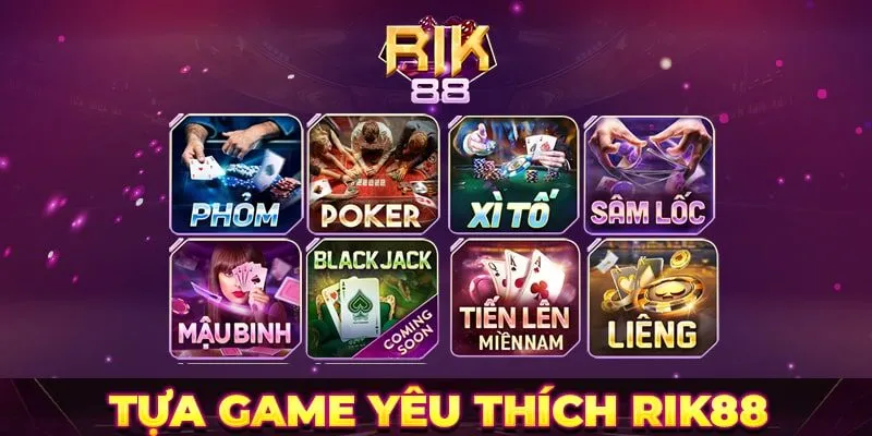 Kho game nhà cái Rik88 đa dạng bật nhất hiện nay 2025
